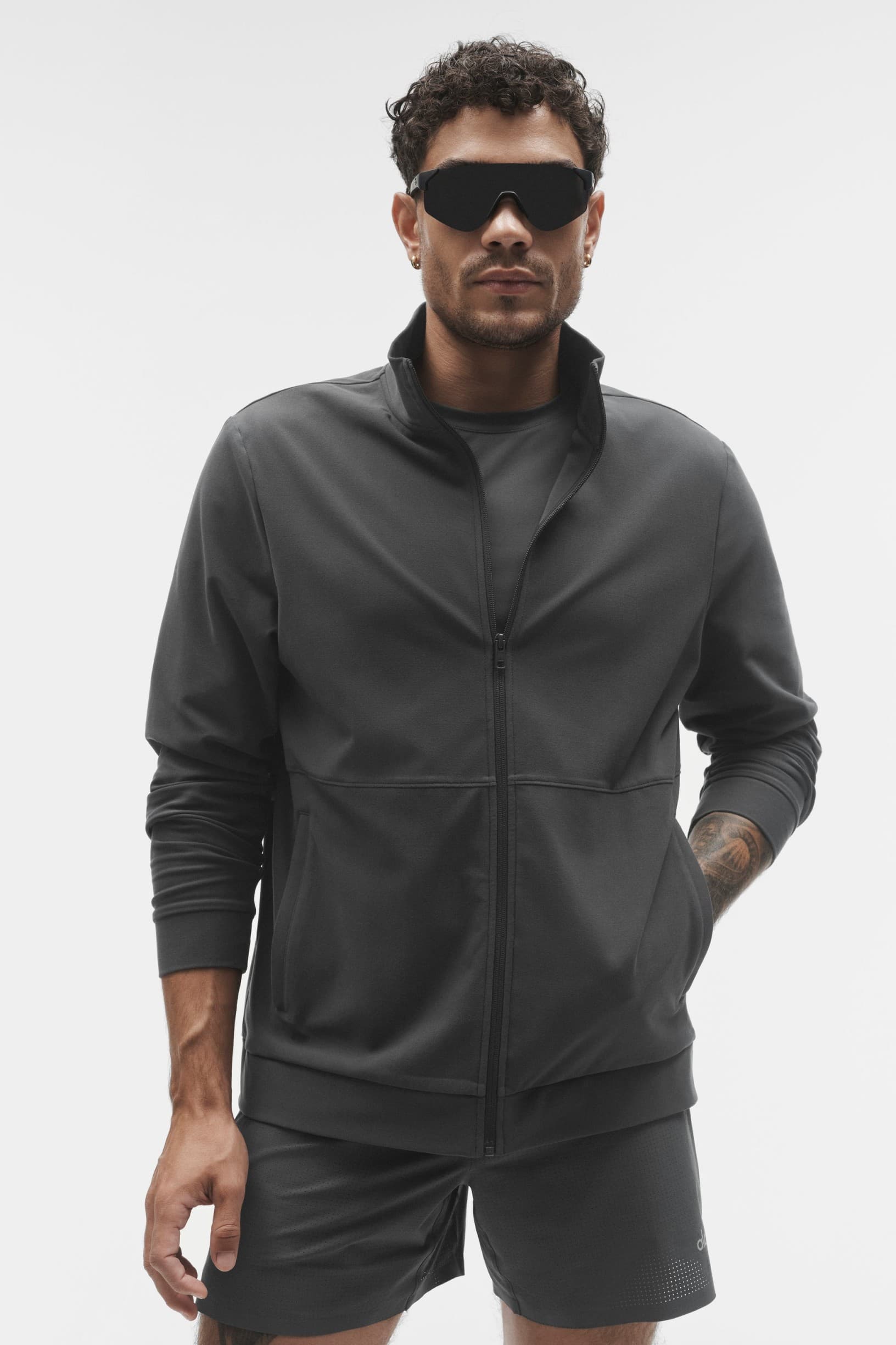 Кофта Conquer Max Mock Neck Full Zip, Alo Yoga