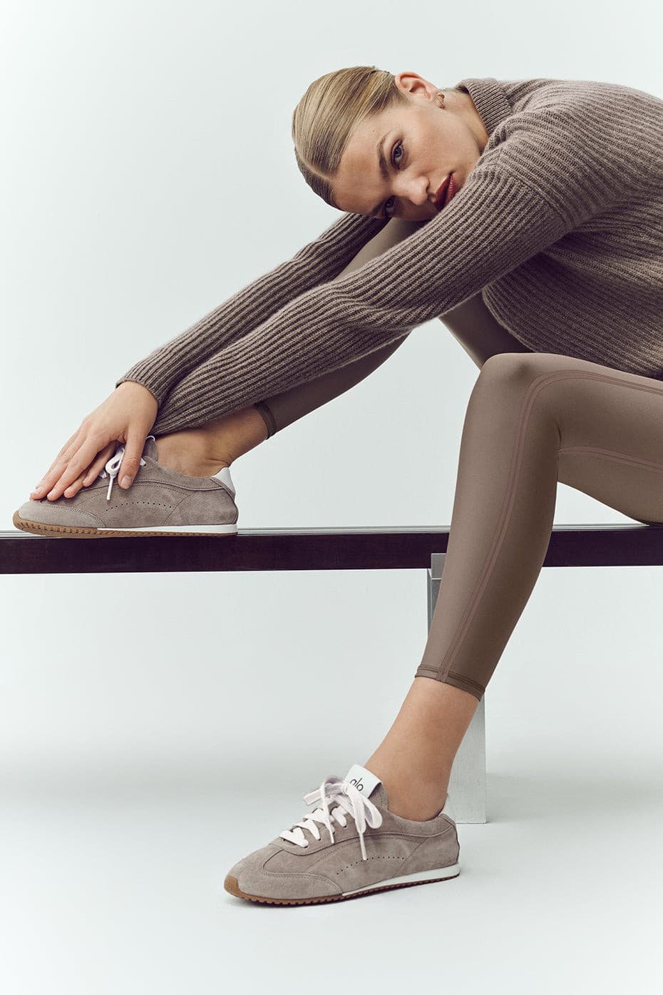 ALO Sunset Sneaker, Alpine Cocoa