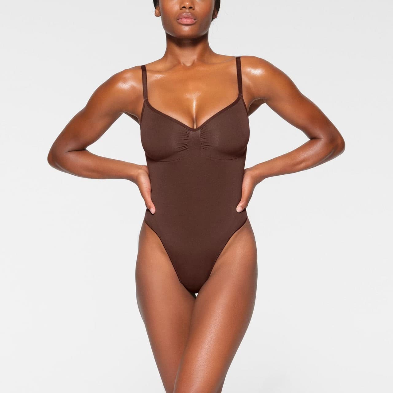 Боді Seamless Sculpt Thong Bodysuit, SKIMS