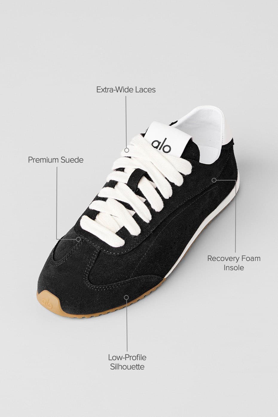 ALO Sunset Sneaker, Alpine Cocoa