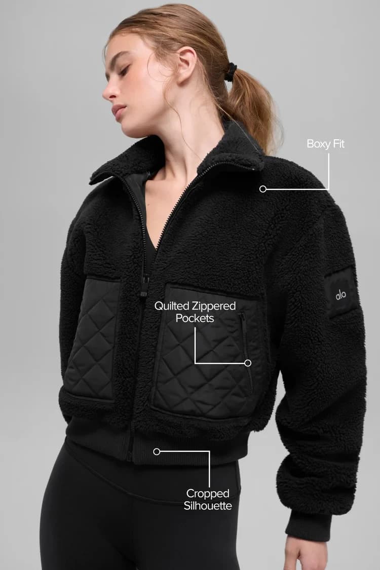 Куртка Sherpa Edge Bomber, Black