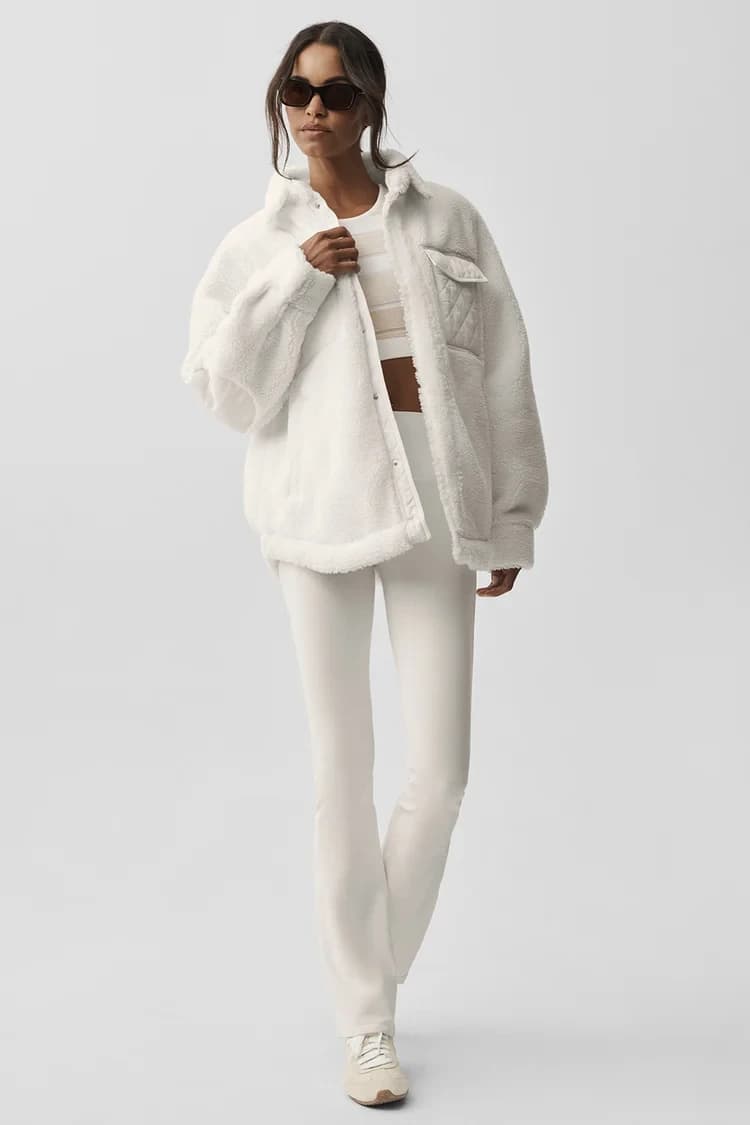 Куртка Sherpa Edge Shacket, Ivory