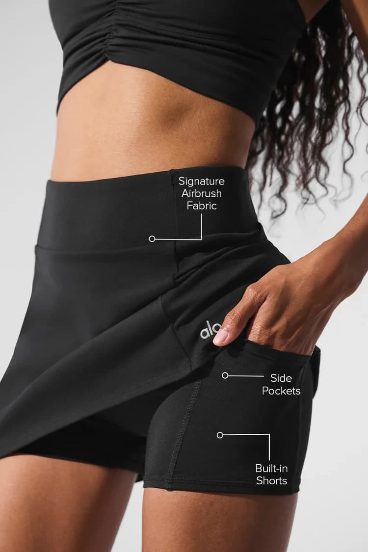 Спідниця Airbrush High-Waist Good Form Tennis Skirt, Alo Yoga
