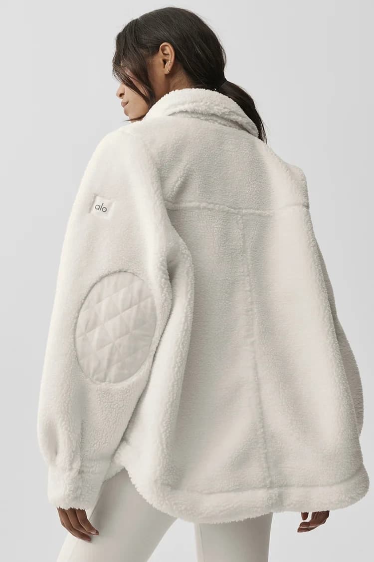 Куртка Sherpa Edge Shacket, Ivory